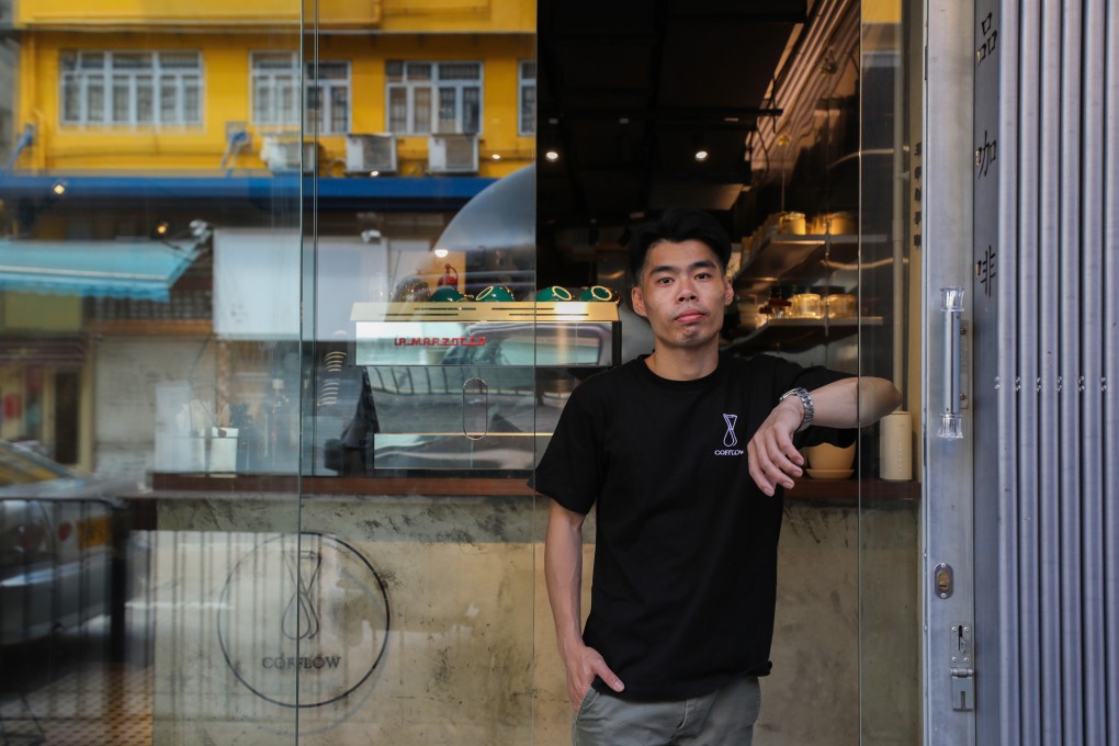 Gary Tse, who opened Cofflow in Sham Shui Po, is one of many entrepreneurs who have tried to make the pandemic work for them. Photo: Xiaomei Chen