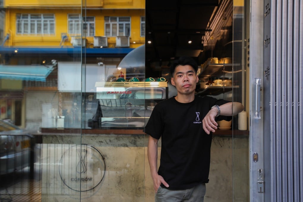 Gary Tse, who opened Cofflow in Sham Shui Po, is one of many entrepreneurs who have tried to make the pandemic work for them. Photo: Xiaomei Chen