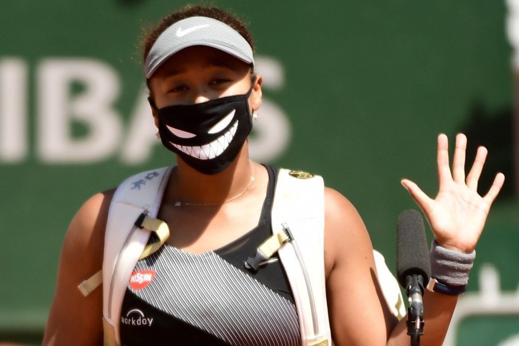 Naomi Osaka leaves the French Open after beating Patricia Maria Tig of Romania in the first round. Photo: EPA