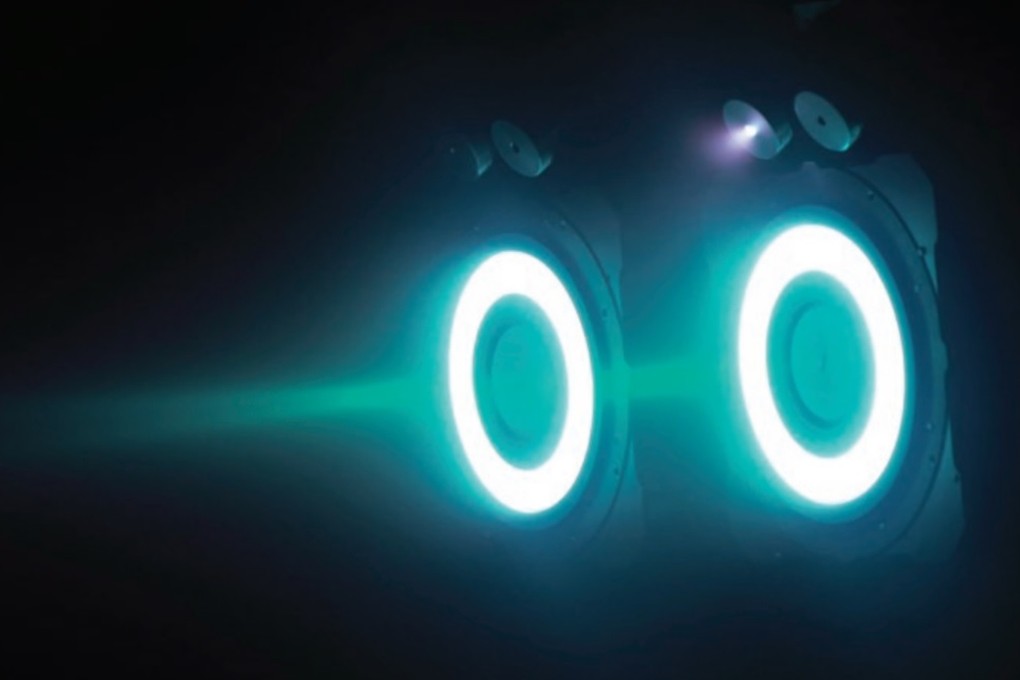 The ion drives produce electronically charged particles that can damage components without proper protection. Photo: Handout