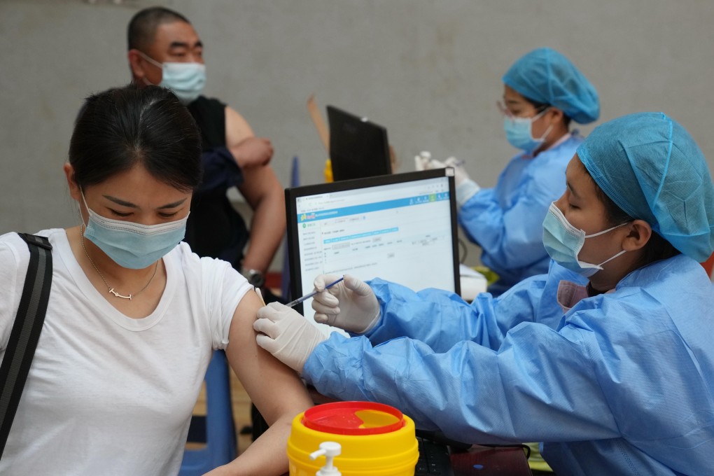 China has administered 681 million doses in its bid to get 40 per cent of its population vaccinated against Covid-19 by the end of June. Photo: Xinhua
