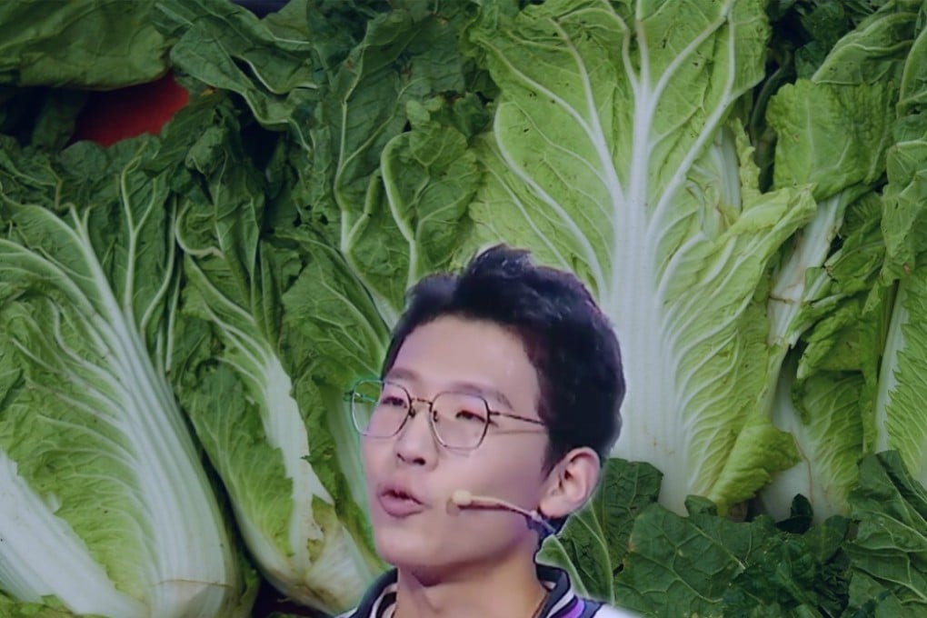 A student who referred to himself as pig determined to ruin cabbages in a speech aimed at encouraging others to work hard has been criticised for promoting hatred in China. Photo: Artwork