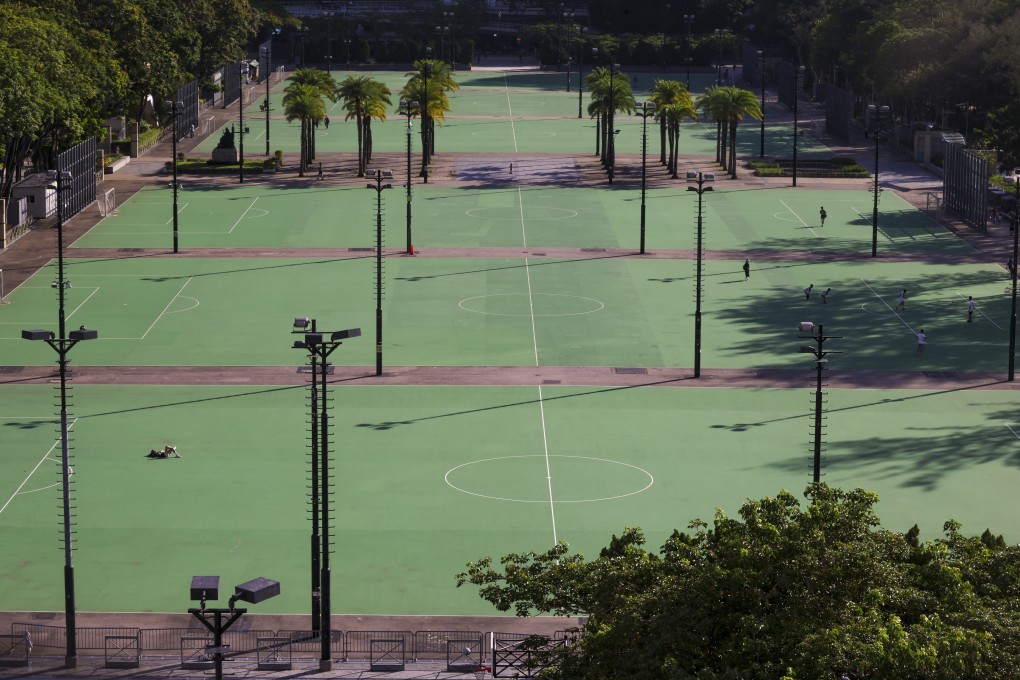 Victoria Park’s football pitches will be off limits on Friday. Photo: K. Y. Cheng