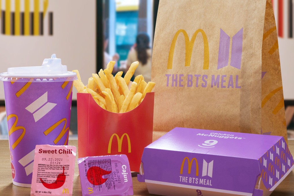 The BTS Meal, a collaboration between McDonald’s and the K-pop superstars, has the approval of the band’s fans in Hong Kong and around the world. Photo: McDonald’s