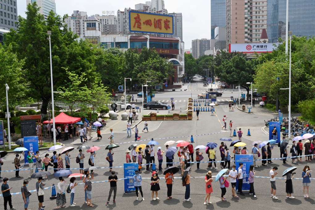 So far, 70 locally transmitted coronavirus cases have been found across Guangdong province, including 14 asymptomatic infections. That includes 16 new cases confirmed on Wednesday, five of which were asymptomatic. Photo: Reuters