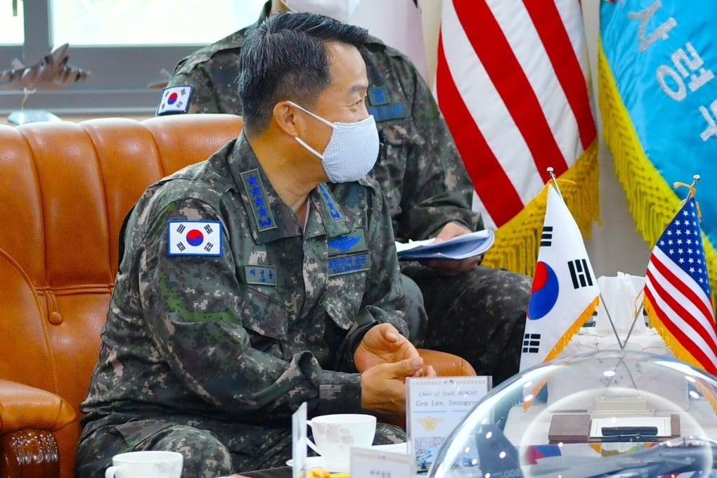 South Korea’s air force chief Lee Seong-yong. Photo: Handout/EPA-EFE