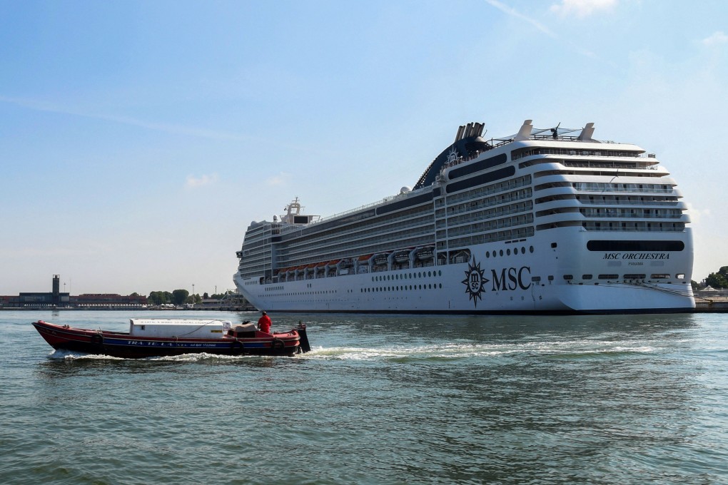 Celebrities and Venetians are up in arms about the cruise ship which sailed through Venice, Italy this week despite official promises of a ban on such traffic. Photo: Andrea Pattaro/AFP