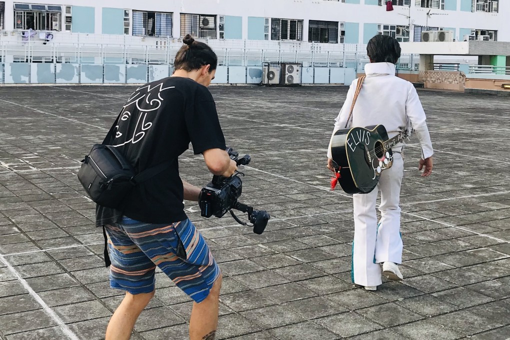 Hong Kong’s veteran Elvis impersonator Melvis died in 2020, but will live on, thanks to the documentary The Heartbreaker: The Story of Melvis. Here he is filmed by the production’s director of photography Alix Roussel. Photo: The Heartbreaker: The Story of Melvis