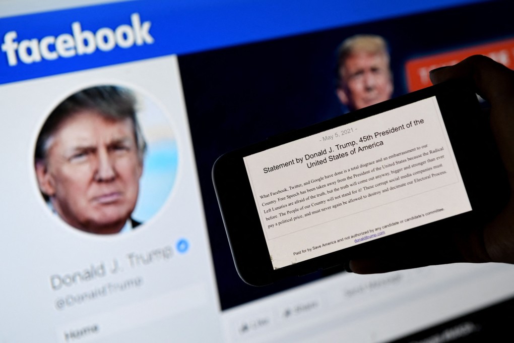Facebook has banned former US President Donald Trump for two years. Photo: AFP