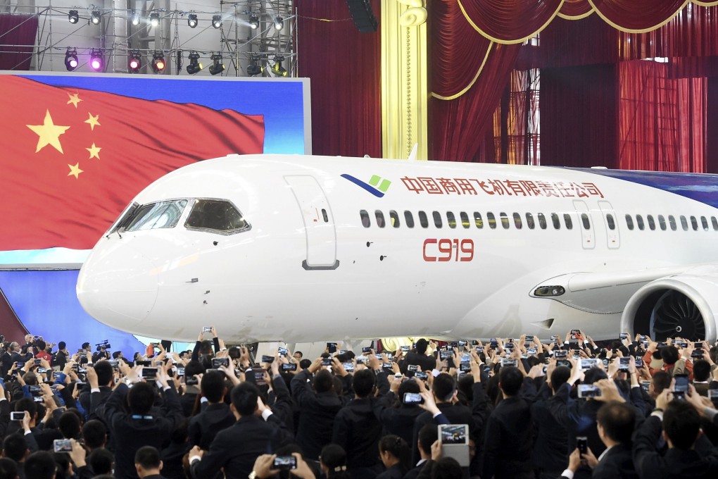 The Chinese C919 passenger jet has been promoted as a rival to planes made by Boeing and Airbus. Photo: Reuters