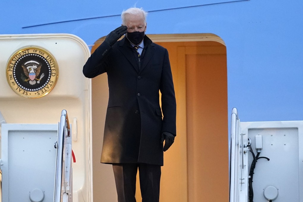US President Joe Biden will depart Washington on Wednesday. File photo: AP