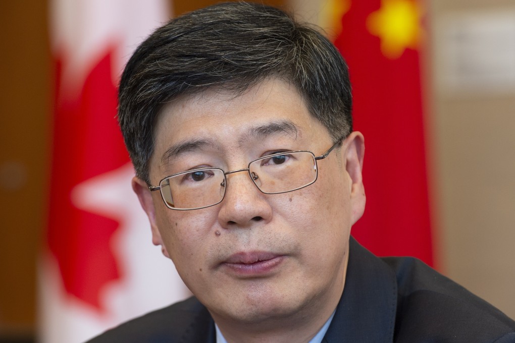 China's ambassador to Canada, Cong Peiwu, in 2019. The embassy has issued a statement denying that Beijing harasses opponents in Canada. Photo: Associated Press