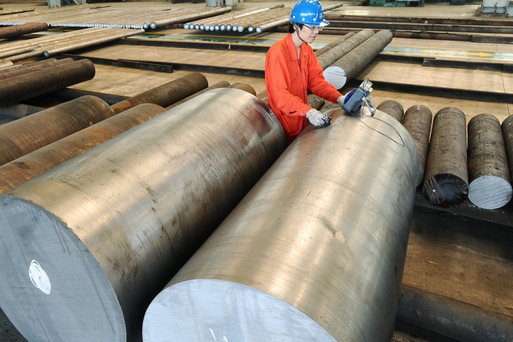 Beijing rolled out a raft of policy measures in recent weeks to boost the domestic supply of major raw materials, including steel (above). Photo: Reuters