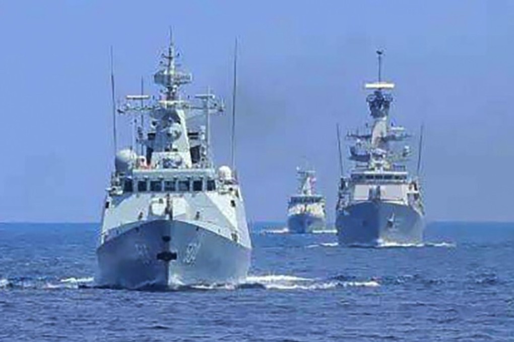 China and Indonesia conduct joint naval exercises in the waters off Jakarta in May. Photo: Handout