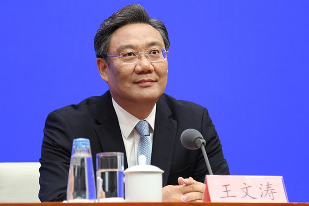 China’s Commerce Minister Wang Wentao spoke with his American counterpart Gina Raimondo on Thursday. Photo: Handout