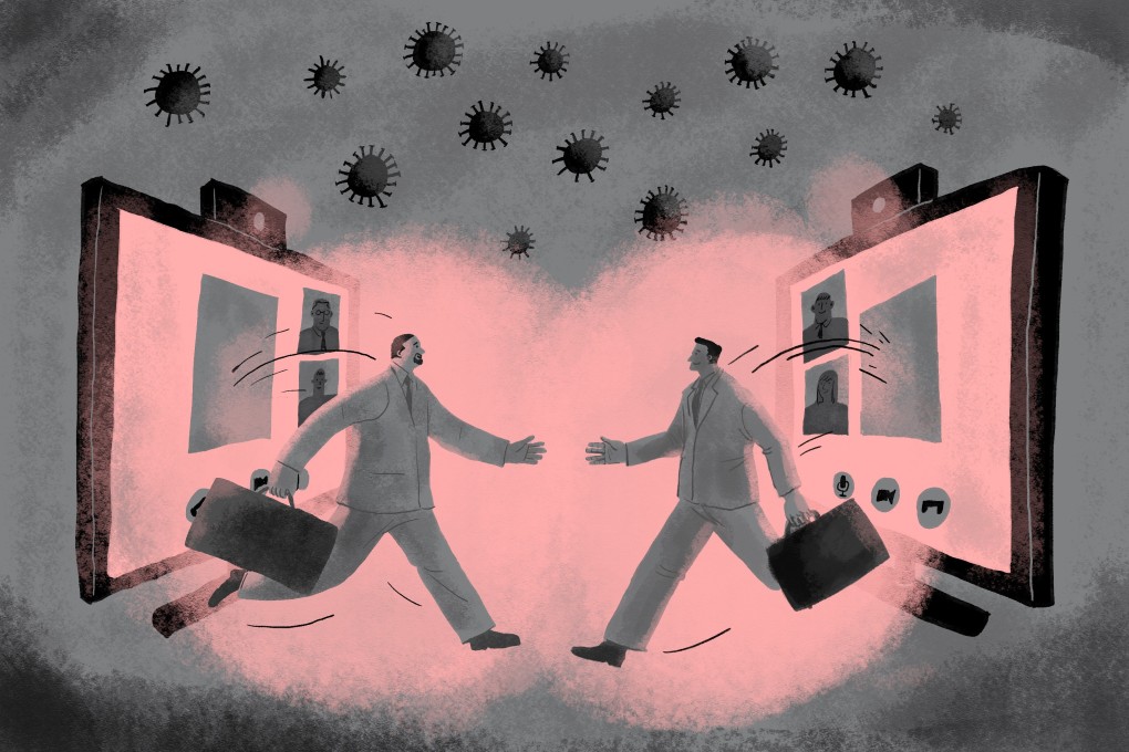 A lack of face-to-face meetings during the pandemic has made it harder for traders to do business and for Beijing officials to bridge a trust gap with the West. Illustration: Brian Wang