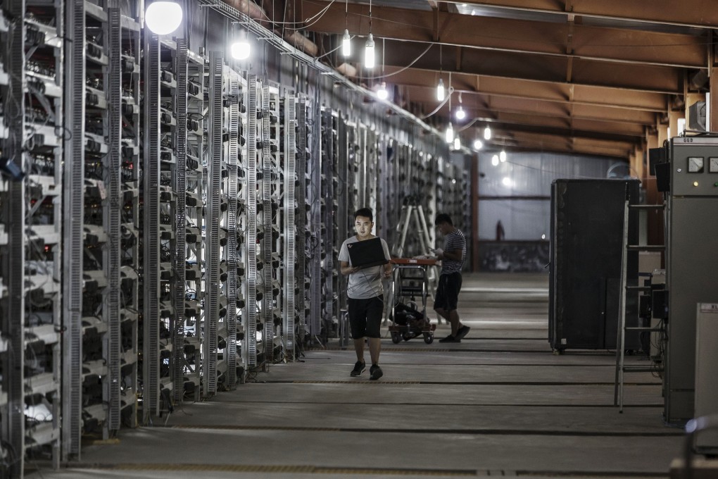 China is the world’s largest bitcoin miner by hash rate, a measure of total computational power used to support the bitcoin network. Photo: Bloomberg