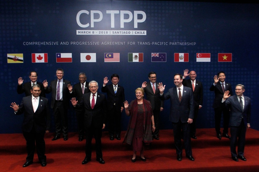 The Comprehensive and Progressive Agreement for Trans-Pacific Partnership (CPTPP) was signed in 2018 and currently comprises 11 countries with a combined half a billion people. Photo: AFP