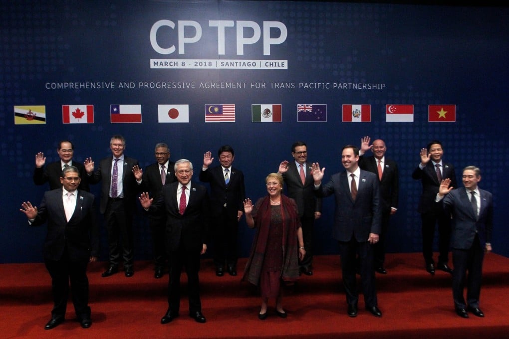 The Comprehensive and Progressive Agreement for Trans-Pacific Partnership (CPTPP) was signed in 2018 and currently comprises 11 countries with a combined half a billion people. Photo: AFP