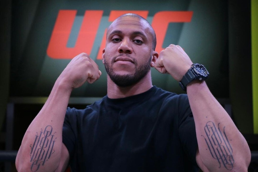 Ciryl Gane poses for a picture at the UFC Apex in Las Vegas. Photo: Instagram/@ciryl_gane