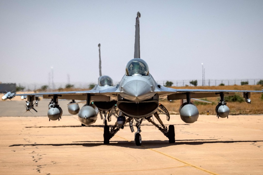 A US Air Force F-16 fighter jet. Photo: AFP