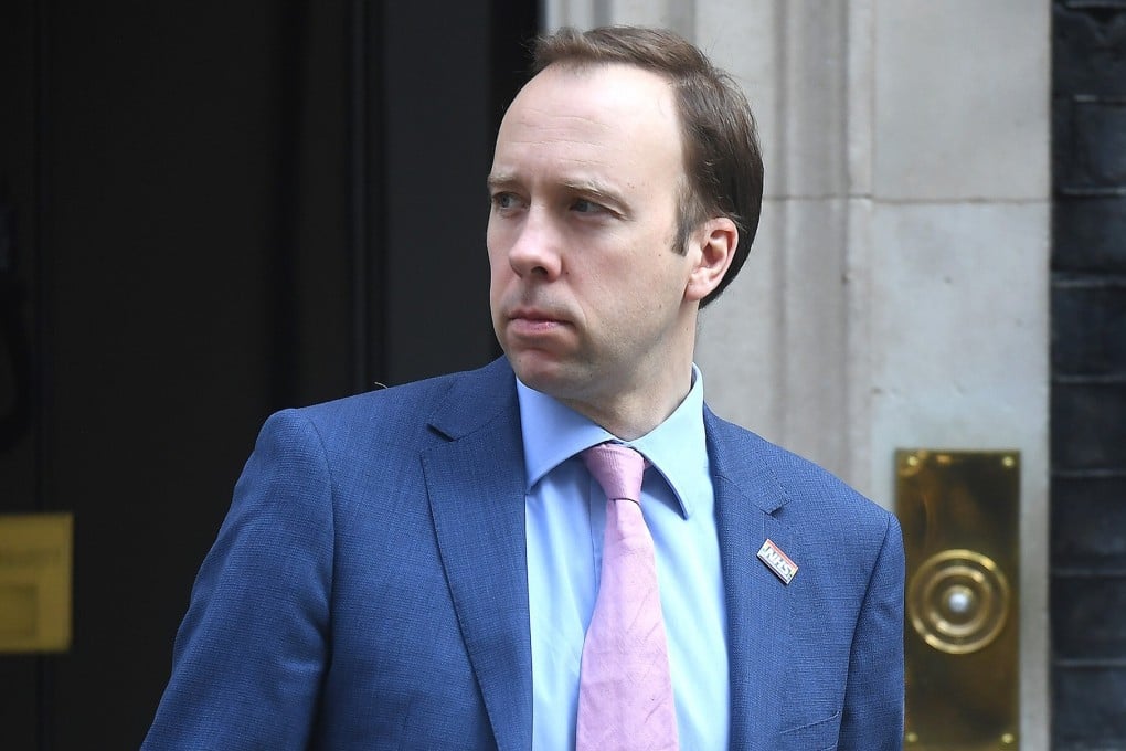 Former UK health secretary Matt Hancock. Photo: Getty Images/TNS