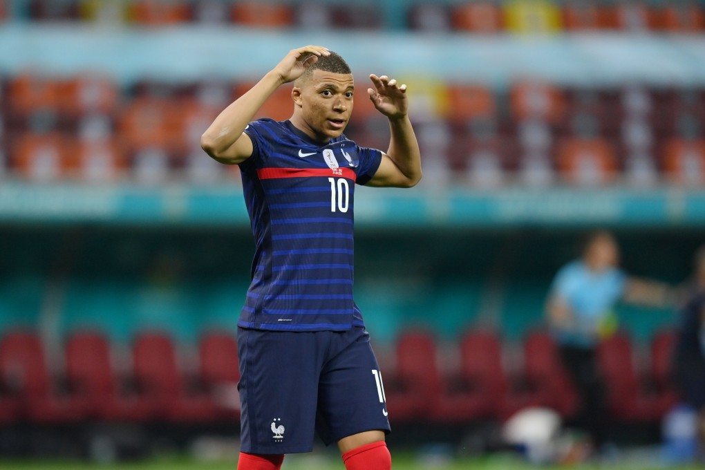 Kylian Mbappe reacts after his decisive spotkick is saved in a penalty shoot-out loss to Switzerland at Euro 2020. Photo: Reuters