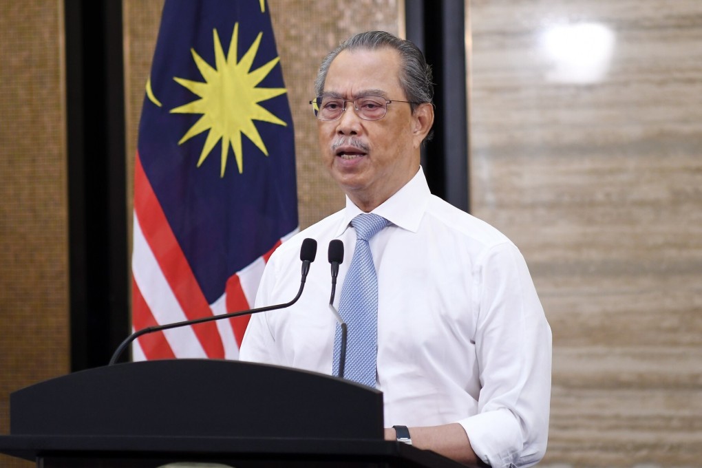 Malaysian Prime Minister Muhyiddin Yassin speaks during the announcement of an economic recovery package on June 28. Photo: DPA