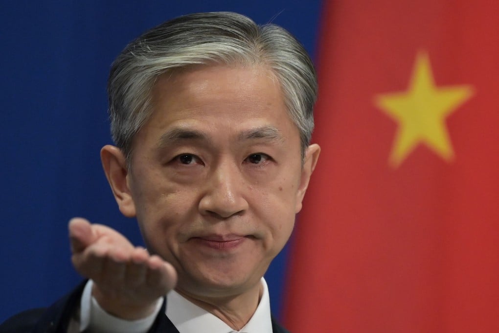 Chinese foreign ministry spokesman Wang Wenbin said Beijing had “lodged a solemn representation to the Japanese side”. Photo: AFP
