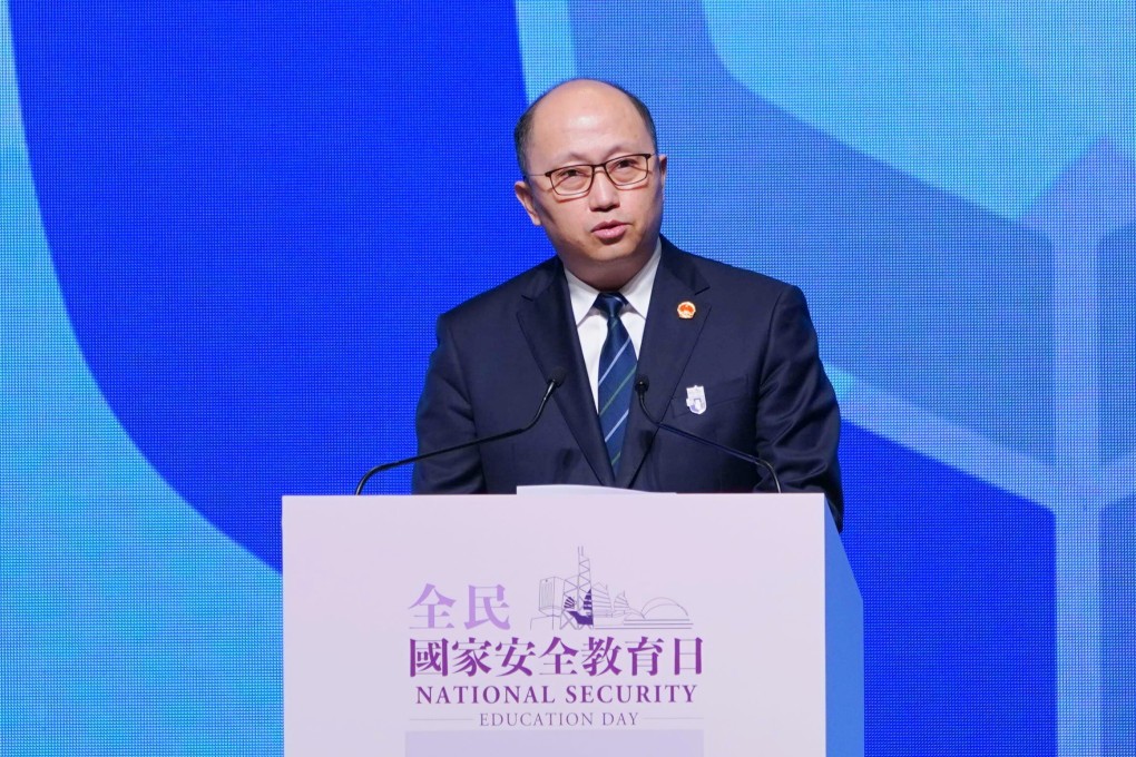 Zheng Yanxiong, director of Beijing’s Office for Safeguarding National Security, says Hong Kong’s courts should serve the nation’s interests. Photo: Getty Images