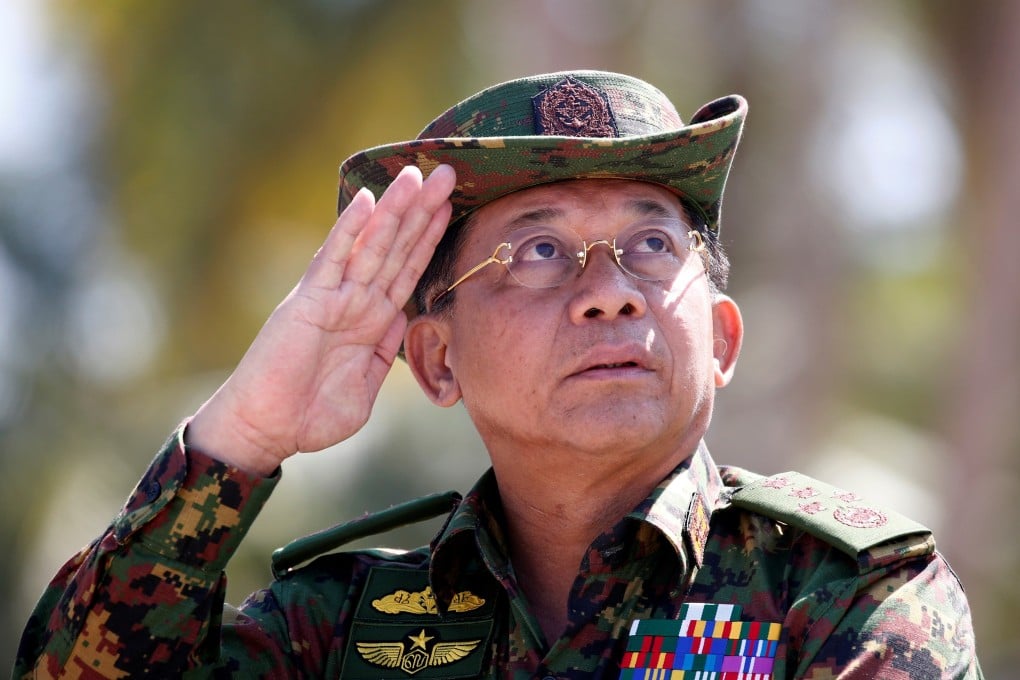 Myanmar’s Senior General Min Aung Hlaing. Photo: Reuters