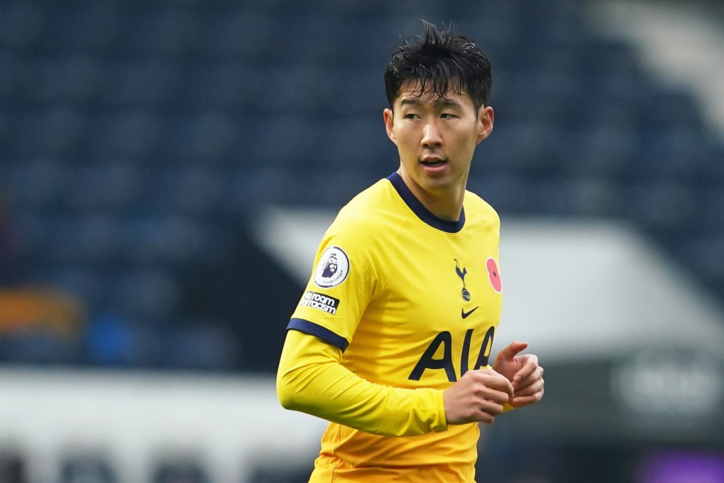 Tottenham Hotspur’s Son Heung-min in English Premier League action against West Bromwich Albion. Photo: Reuters