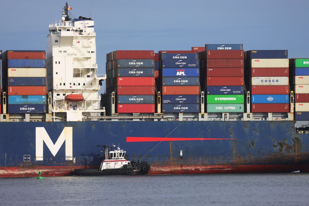 A container ship at the port of Los Angles, California. Photo: Getty Images/ AFP