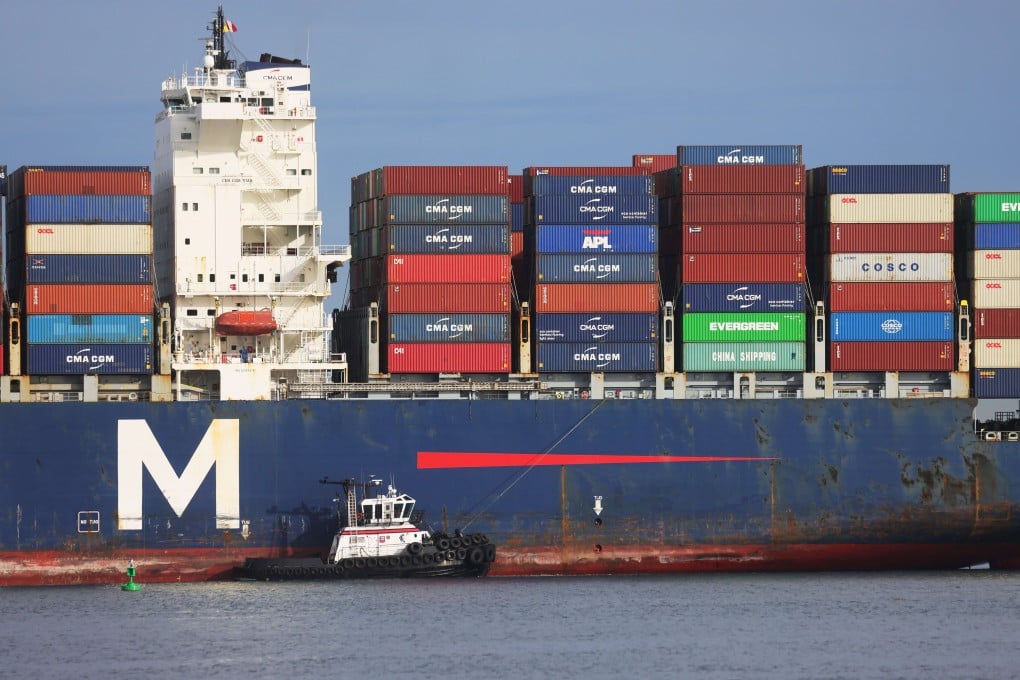 A container ship at the port of Los Angles, California. Photo: Getty Images/ AFP