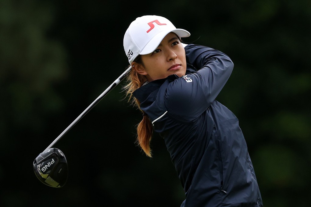 Tiffany Chan Tsz-ching tees off during the first round of the KPMG Women’s PGA Championship at the Atlanta Athletic Club in Georgia in June. Photo: AFP