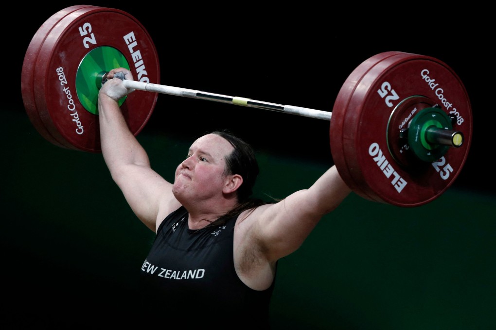 Laurel Hubbard competes during the women's +90kg weightlifting final at the 2018 Gold Coast Commonwealth Games in Gold Coast, Australia. Photo: AFP