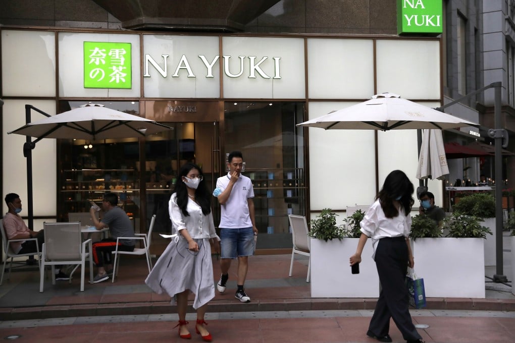 A Nayuki store in Beijing. The company had 491 shops in China as of the end of last year. Photo: Reuters