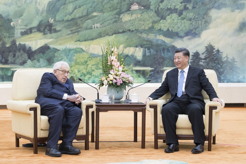 Chinese President Xi Jinping meets with former US secretary of state Henry Kissinger at the Great Hall of the People in Beijing in 2019. Photo: Xinhua