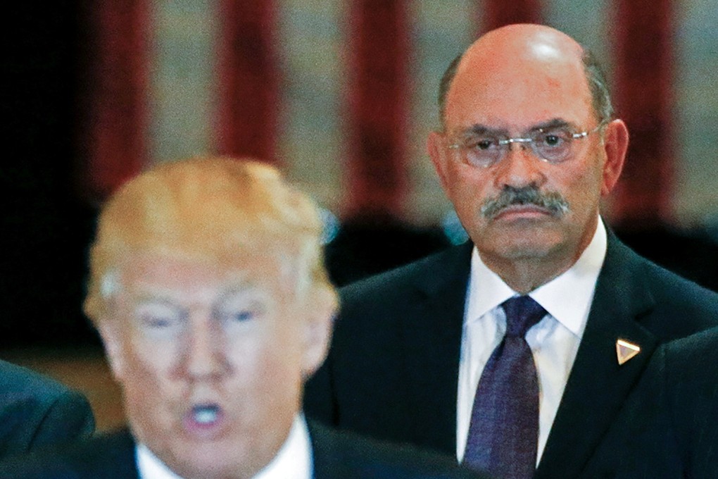Allen Weisselberg with Donald Trump in New York. File photo: Reuters