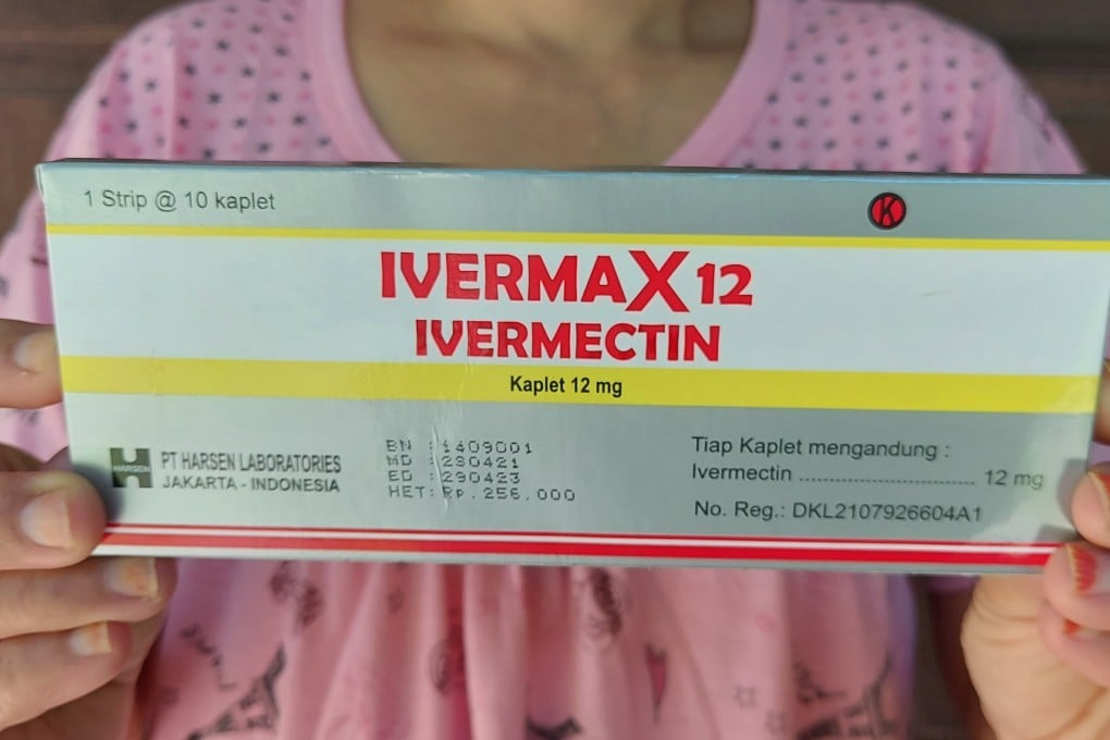 Indonesian pharmacies are seeing a boom in sales of ivermectin as coronavirus cases rise. Photo: Aisyah Lewellyn