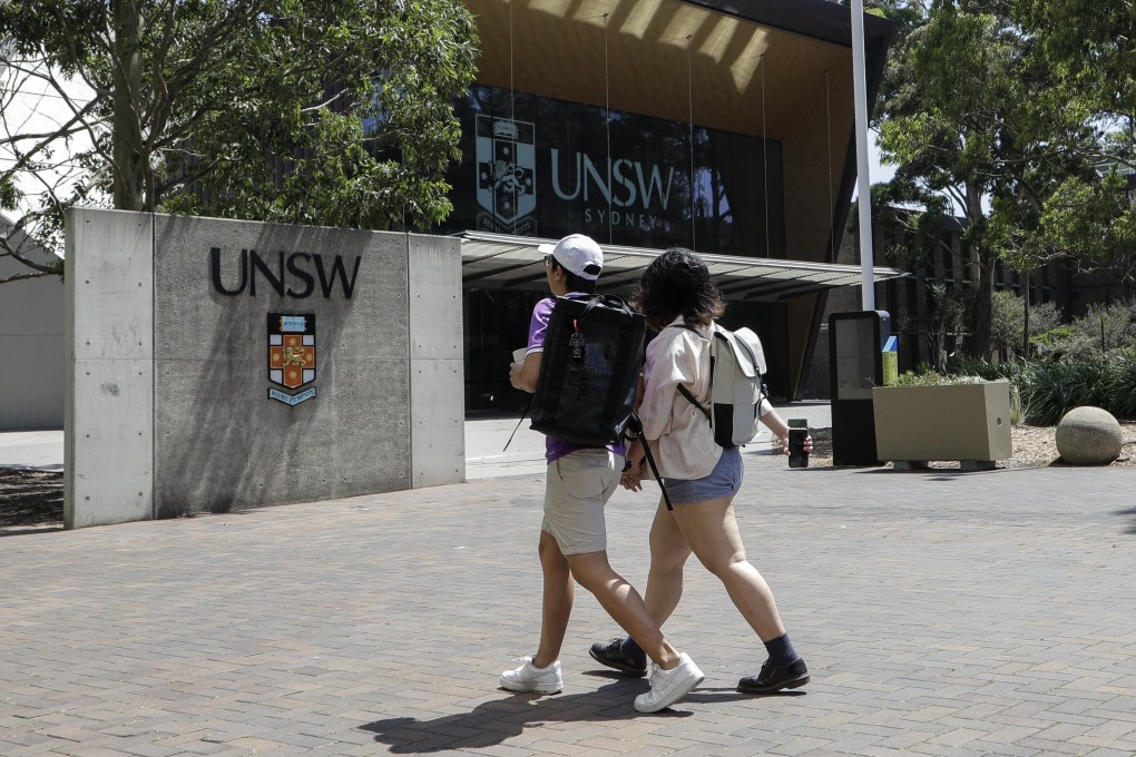Students walk near a university campus in Sydney, Australia. File photo: AP