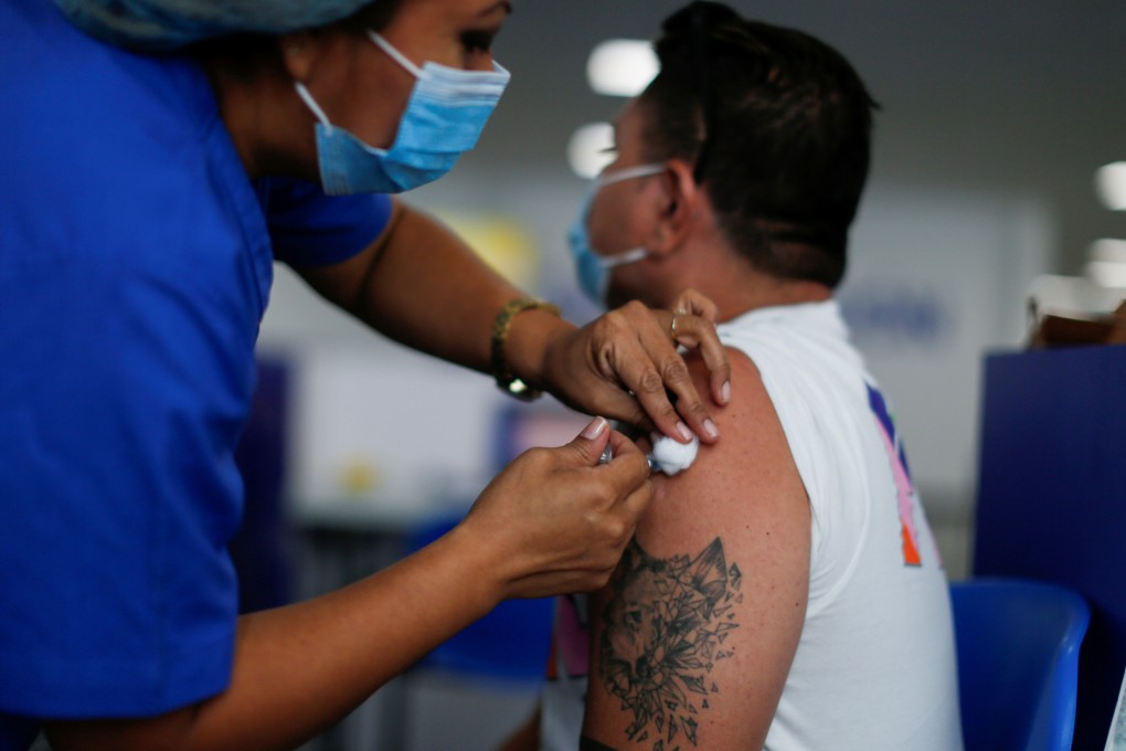 El Salvador launched its nationwide vaccination programme in February. Photo: Reuters