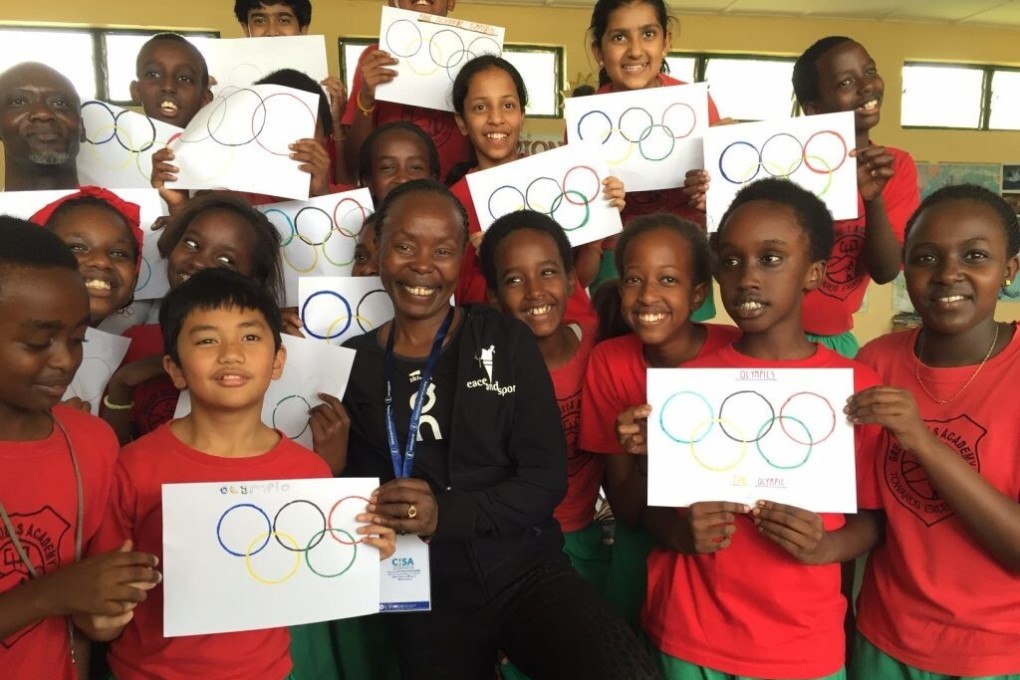 Kenya’s former marathon runner Tegla Loroupe is committed to helping young refugees pursue their sporting ambitions. Photo: Peace Foundation