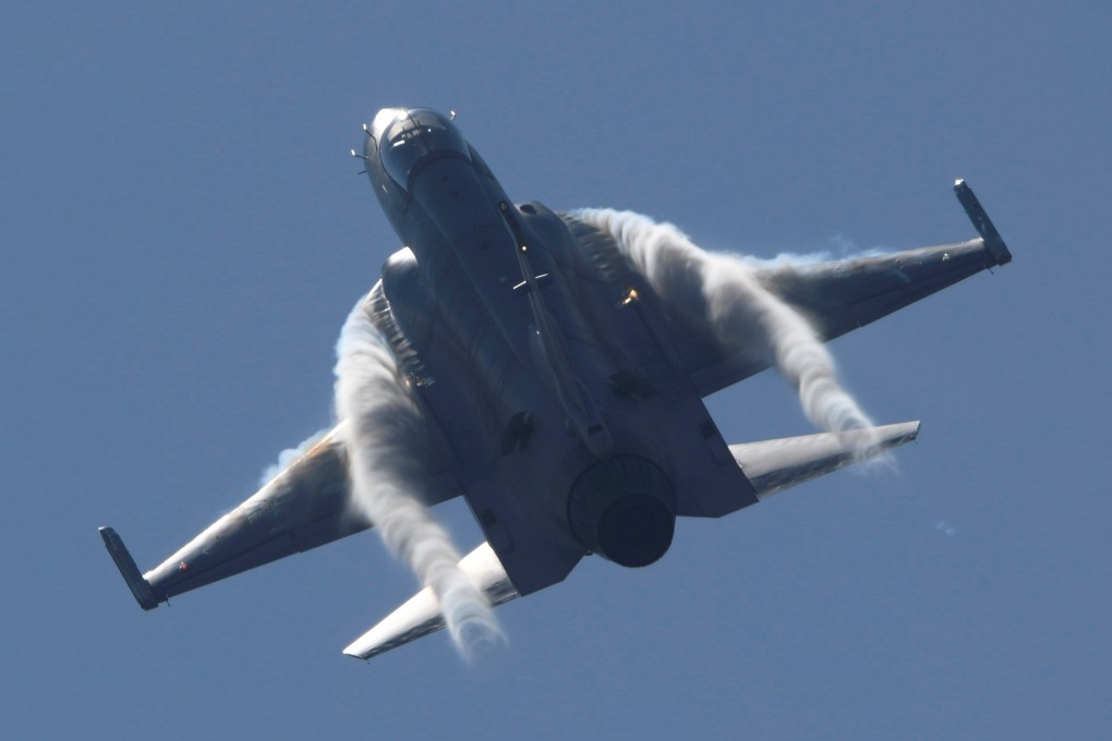 A JF-17 Thunder fighter jet sold by China to the Pakistan Air Force. Photo: Reuters