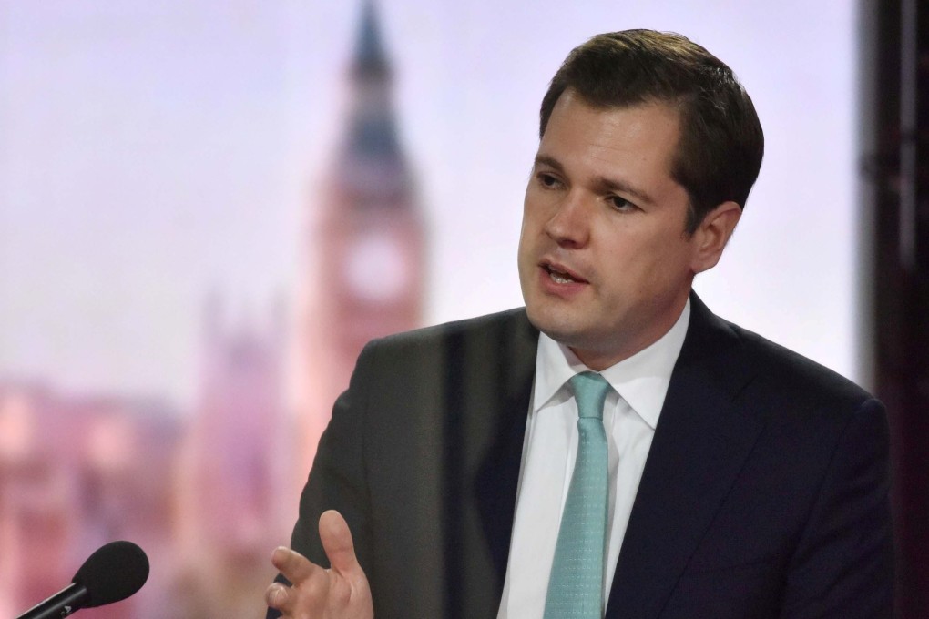 Britain's Housing Secretary Robert Jenrick appears on BBC TV. He said England may soon abandon legal requirements for wearing masks. Photo: Reuters