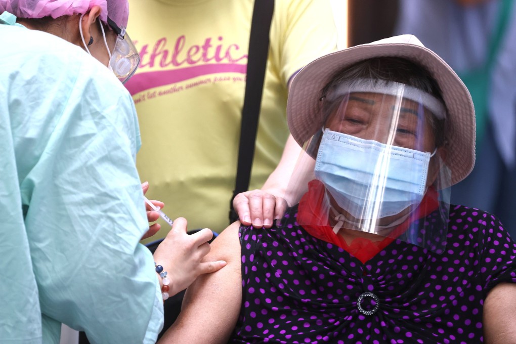 Just 10 per cent of Taiwan’s population of 23.5 million have had a first Covid-19 vaccine so far. Photo: Reuters