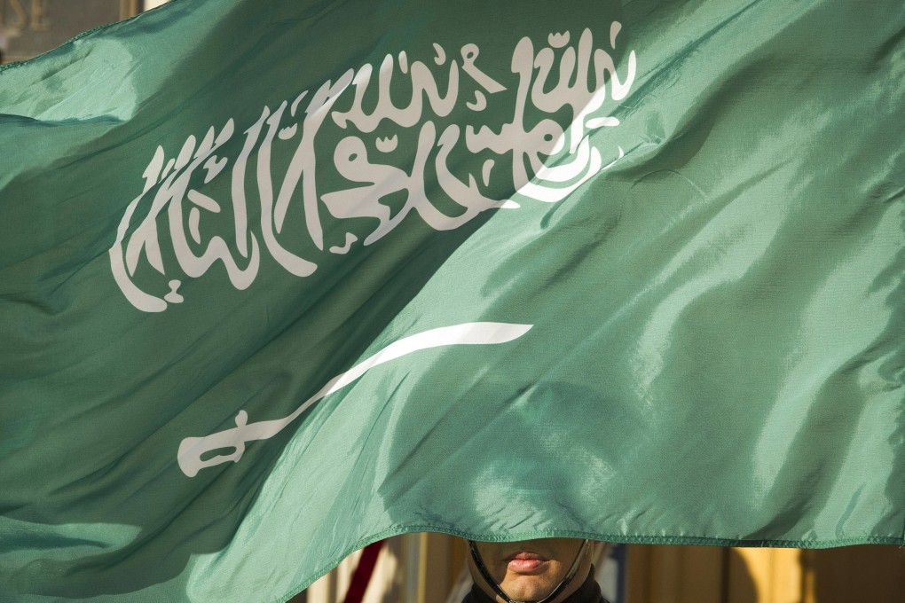 The Saudi national flag. Photo: AP