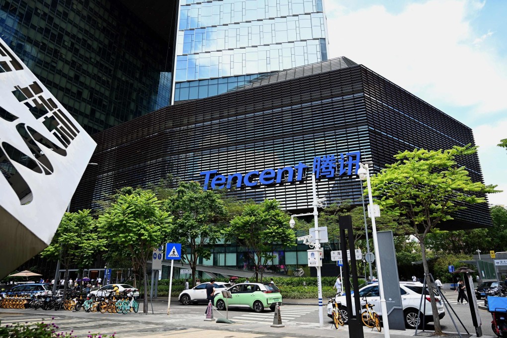 Tencent headquarters in the southern Chinese city of Shenzhen, in Guangdong province. Photo: AFP