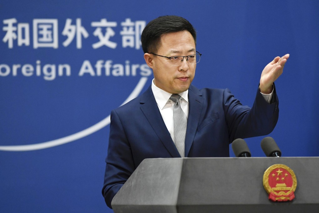 Chinese foreign ministry spokesman Zhao Lijian said this week that “it is the people who pay for misguided government policies”. Photo: Kyodo