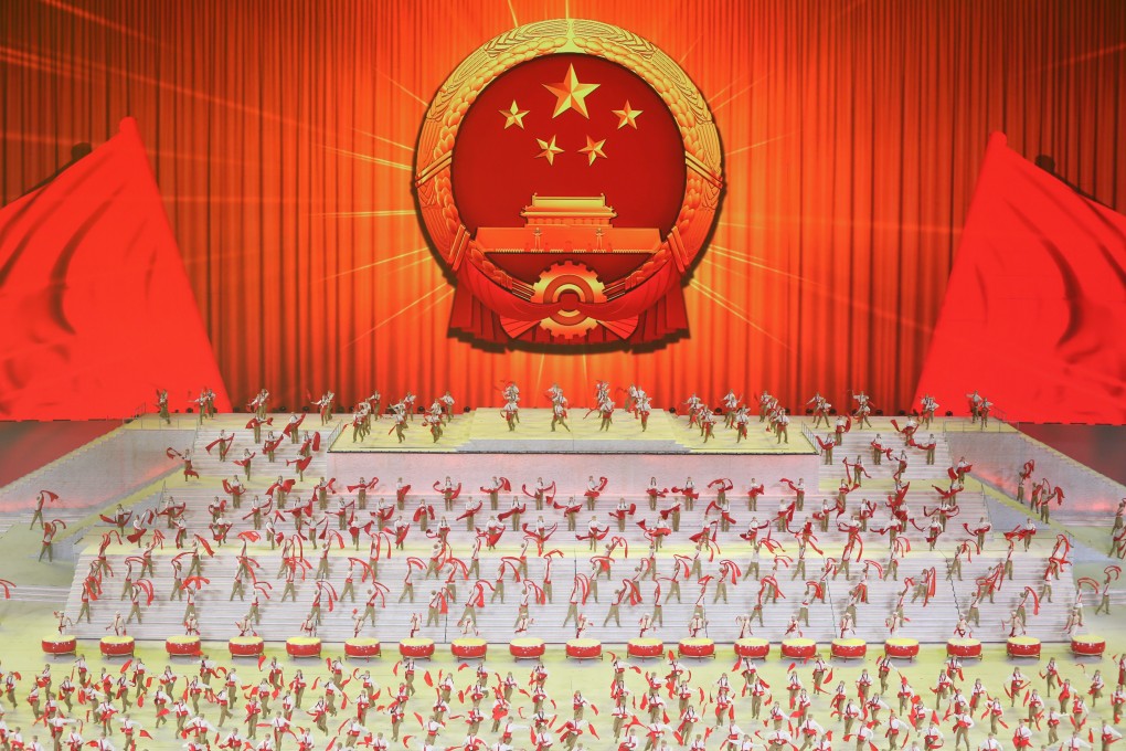A performance celebrates the founding of the Communist Party during its centenary events in Beijing last week. Photo: Simon Song